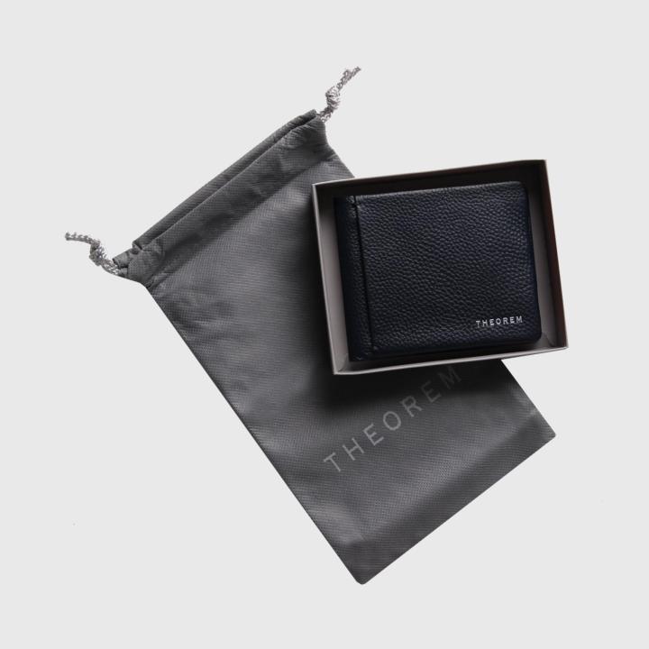 kite-wallet-กระเป๋าสตางค์หนังแท้-สีดำ-theorem