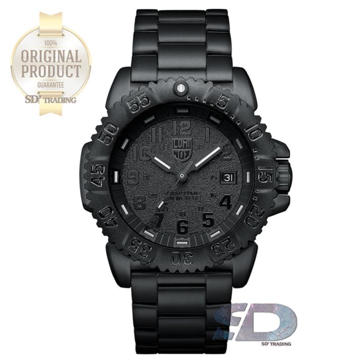 luminox-รับประกันศูนย์2ปี-navy-seal-steel-colormark-3150-series-xs-3152-bo-stainless-steel-blackpvd-black-out