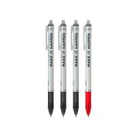 UD PENS ปากกา Erasable sLim ปากกาลบได้ เจล 0.5 (สีดำ 3 ด้าม/แดง 1 ด้าม)