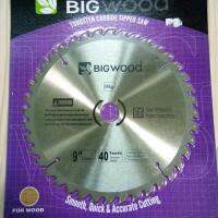 BIGWOOD ใบเลื่อยวงเดือนตัดไม้ 9" 40ฟัน ใบเลื่อยตัดไม้คุณภาพสูง  ราคาส่ง