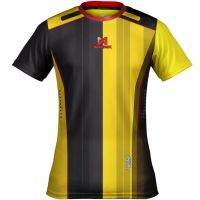 WARRIX SPORT เสื้อฟุตบอล WA-1543-YA (สีเหลือง-ดำ)