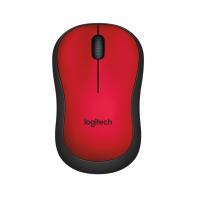 Logitech Wireless Mouse Silent M221- เม้าส์ไร้สาย ปุ่มเงียบ สีแดง (Red)