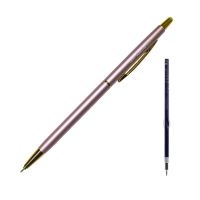 OHTO Pen JAPAN ปากกาลูกลื่น Slim Line NBP-5B5 0.5 (Pink) + ไส้ปากกาลูกลื่น 0.5 (Blue) 1 ชิ้น