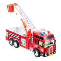 ProudNada Toys ของเล่นเด็กรถกระเช้าดับเพลิงชนถอย SHUNTAI FIRE RESCUE NO.SH8066