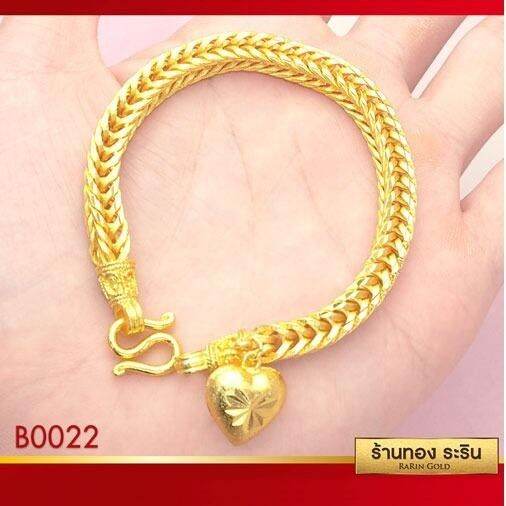 raringold-รุ่น-b0022-สร้อยข้อมือทอง-ลายสี่เสา-ขนาด-2-บาท