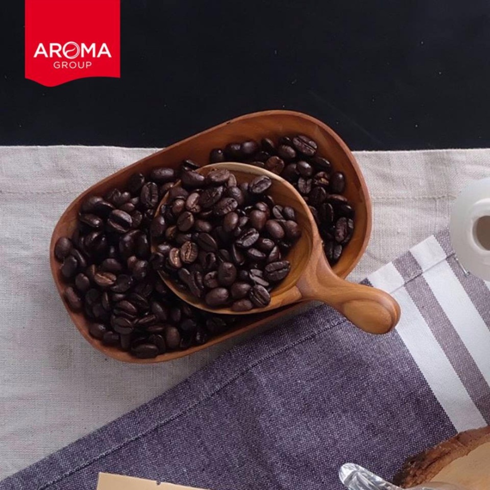 Aroma Coffee เมล็ดกาแฟคั่ว Gold Blend (ชนิดเม็ด) (250 กรัม/ซอง)