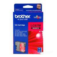 Brother LC67M หมึกแท้ สีม่วงแดง จำนวน 1 ชิ้น ใช้กับพริ้นเตอร์อิงค์เจ็ท บราเดอร์ DCP-385C/6690CW, MFC-490CW/790CW/795CW/5490CN/5890CN/6490CW/6890CDW/J615W