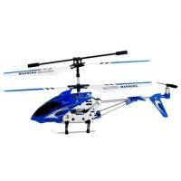 เฮลิคอปเตอร์บังคับวิทยุ สีน้ำเงิน ZT 3.5 Channel Infrared Mini Helicopter (Blue)