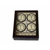 ACS-Watch Winder กล่องหมุนนาฬิกาออโตเมติก 8 เรือน ควอตซ์ 6 เรือน สีน้ำตาลลายไม้/สีครีม (มีการรับประกัน)