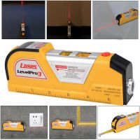 Uni เครื่องมือวัด  8FT Laser Level Horizon Vertical Line Tape Aligner Ruler Accurate Measure BI163