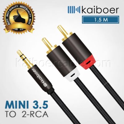 Kaiboer Mini 3.5 mm to 2-RCA ความยาว 1.5 เมตร