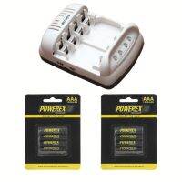 Powerex แท่นชาร์จ รุ่น MH-C401FS + Powerex Precharged 1000 mAh AAA 4 ก้อน 2 แพ็ค