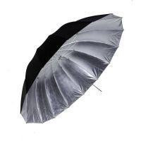 Hilight black/silver fiberglass umbrella 72"