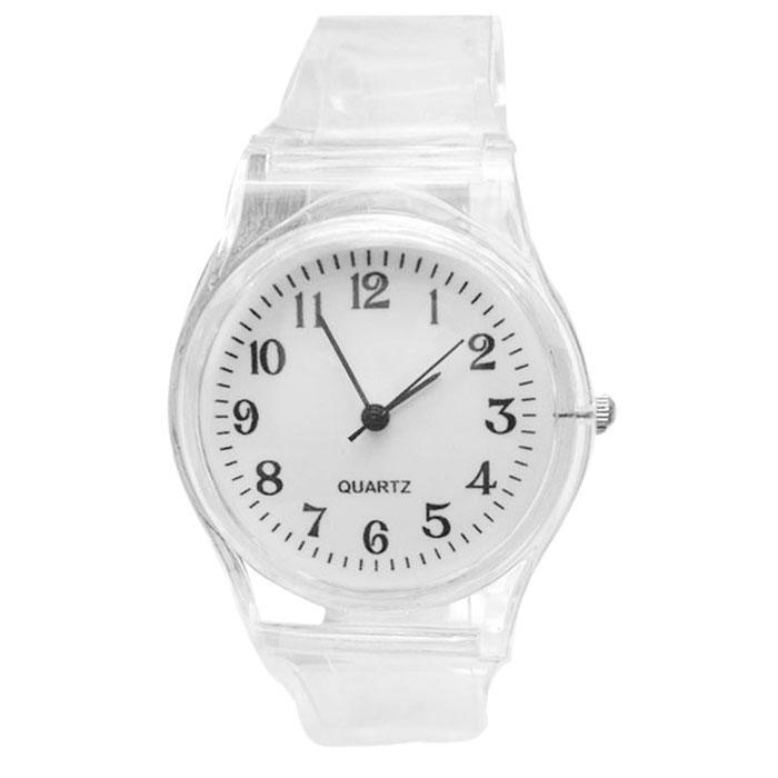 นาฬิกาเด็กนักเรียนนาฬิกาเด็กน่ารักนาฬิกาผู้หญิงนาฬิกาข้อมือร้อนสีขาว - นานาชาติ