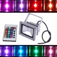 โคมไฟสปอตไลท์ LED RGB 10w 220v