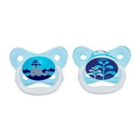 Dr.Browns : DRBPV11404-SPX จุกหลอก PreVent BUTTERFLY SHIELD Pacifier, Stage 1 * 0-6M - Blue, 1pk(Blue)