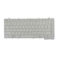 Toshiba keyboard (อังกฤษ, สีขาว) สำหรับรุ่น Satellite M200 M300 M310 M500 L200 L201 L300 L310 L450 L455 L510 A200 A300