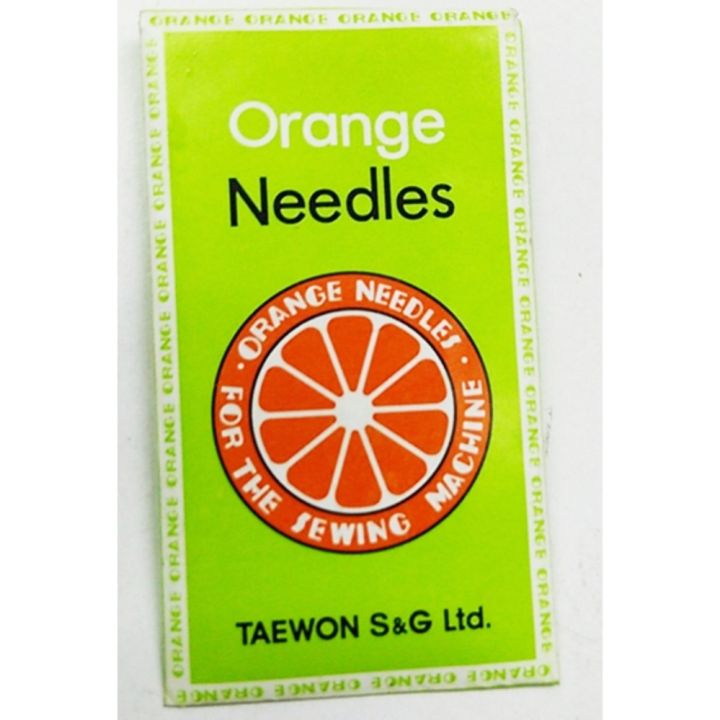 orange-needles-เข็มจักรโพ้ง-3-เข็ม-เข็มจักรเย็บผ้า-dc-no-14-90-10pcs-สีเงิน