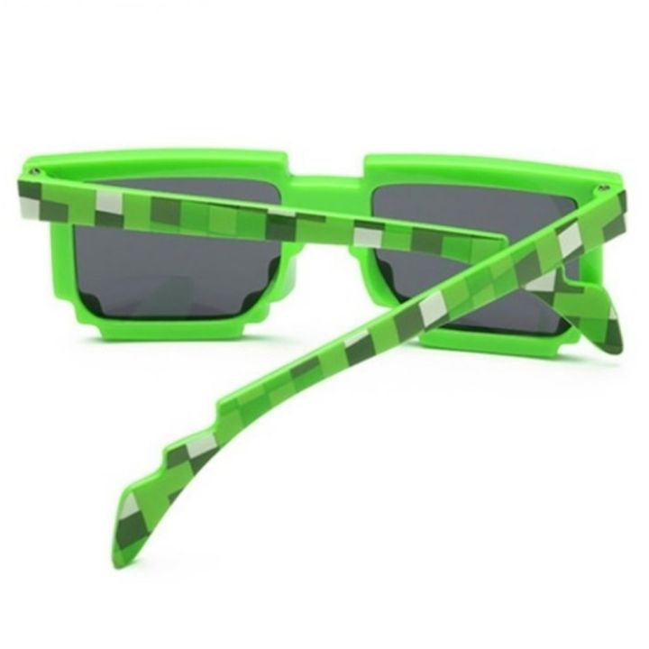 g2g-แว่นตาแฟชั่น-minecraft-2d-เก๋-ๆ-เหมาะกับหน้าซัมเมอร์นี้-สีเขียว-จำนวน-1-ชิ้น