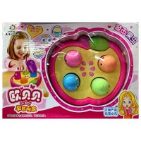 Worktoys ของเล่นเด็ก เกมส์ทุบ ค้อนทุบ หนอนน้อยในแอปเปิลสีชมพู