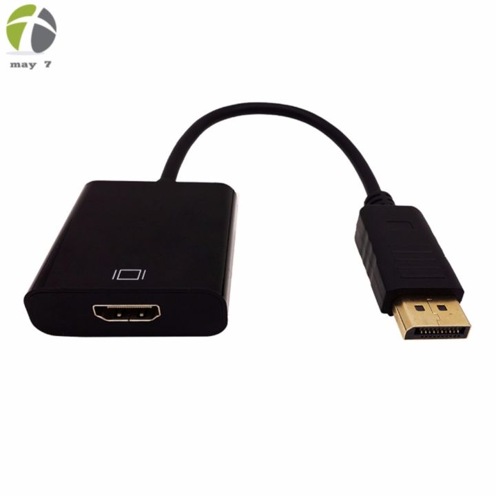 ใหม่ล่าสุด-ของแท้-มีรับประกันdisplay-port-dp-male-to-hdmi-female-converter-for-hdtv-black