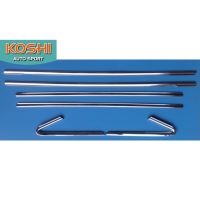 Lekone คิ้วขอบกระจกชุบโครเมี่ยม Honda Civic 2006-11 (6ชิ้น)