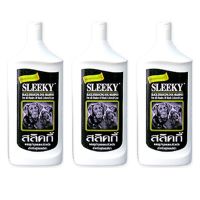 Sleeky Black Enchancing Dog Shampoo 350ml (3 Units) แชมพู สลิคกี้ บำรุงขนและผิวหนัง สำหรับสุนัขขนสีดำ 350ml (3 ขวด)