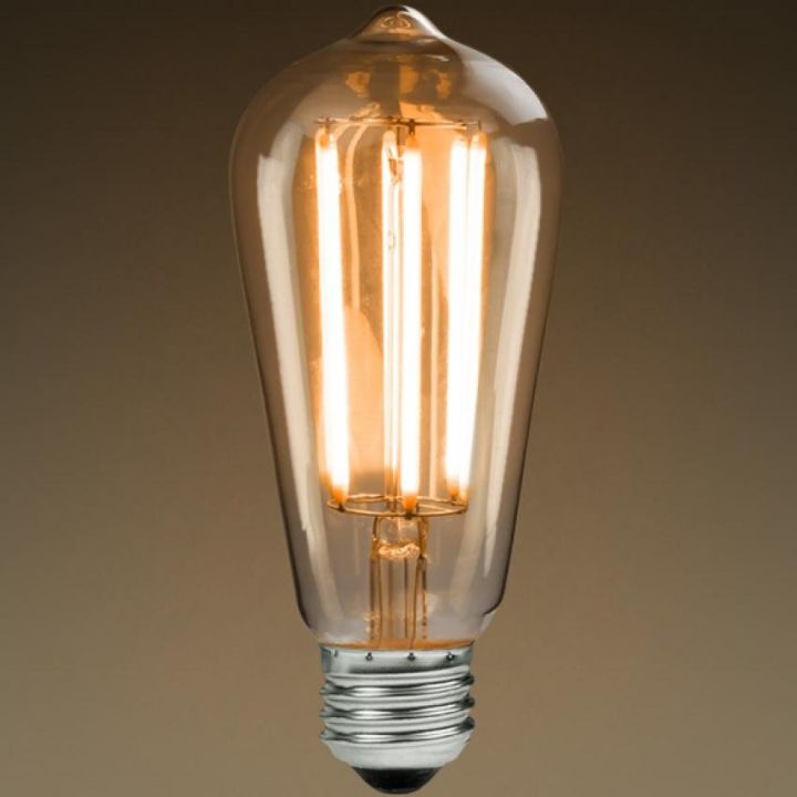 E27 LED Filament Light Bulb Lamp 4W Vintage Retro Edison Style Warm White 2700K (Intl)