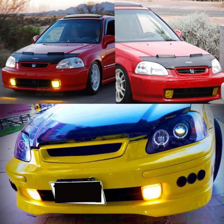 ไฟหน้ารถยนต์-ไฟสปอร์ตไลท์-civic-1996-สีเหลือง