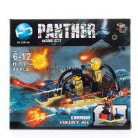 ProudNada Toys ของเล่นเด็กชุดตัวต่อเลโก้เทหาร HE LONG DA PANTHER 94 PCS HL8001-4