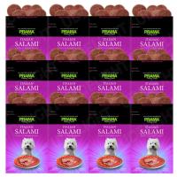 PRAMA พราม่า ขนมสุนัข รสอิตาเลี่ยนซาลามี่ 70 กรัม (12 ซอง) PRAMA Dog Treat Dog Snack Italian Salami Flavor 70g (12 pouches)