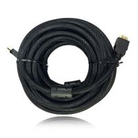 สายถัก hdmi to hdmi V1.4 FULL HD 3D ยาว10m มีเสียงด้วย (Black)