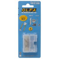 ใบมีดคัตเตอร์ OLFA KB-5  ขนาด 4 มม. (แพ็ค 30 ใบ) สำหรับคัตเตอร์ OLFA รุ่น AK-5