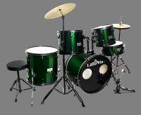 LanDwin กลองชุด 5 ใบ Drum Set 5 pcs 22"x16"x12LS-R/BK GPC 53-17 GN (สีเขียว)