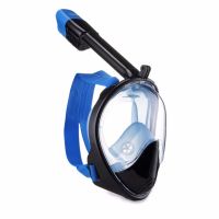 Techgadget พร้อมส่ง Thenice หน้ากากดำน้ำเต็มใบหน้า ชนิดติดกล้อง Size L XL  Full Dry Diving Snorkel Mask with Mount Gopro SJCAM Yi Action Camera