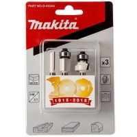 Makita ดอกทริมเมอร์ 1/4" 3ชิ้น รุ่น D-53344