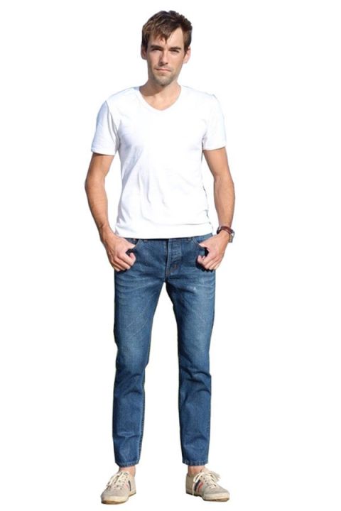 golden-zebra-jeans-กางเกงยีนส์ขากระบอกเล็ก-ฟอกจัสติน-ผ้าริมแดง