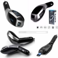 [ส่งเร็วพิเศษ!] X5 Bluetooth Car Kit MP3 Wireless FM Transmitter USB SD LCD Charger Handsfree UK Mobile Phone Speaker Support TF U Disk หัวชาร์จ ปลั๊กชาร์จ ที่ชาร์จสำหรับรถยนต์