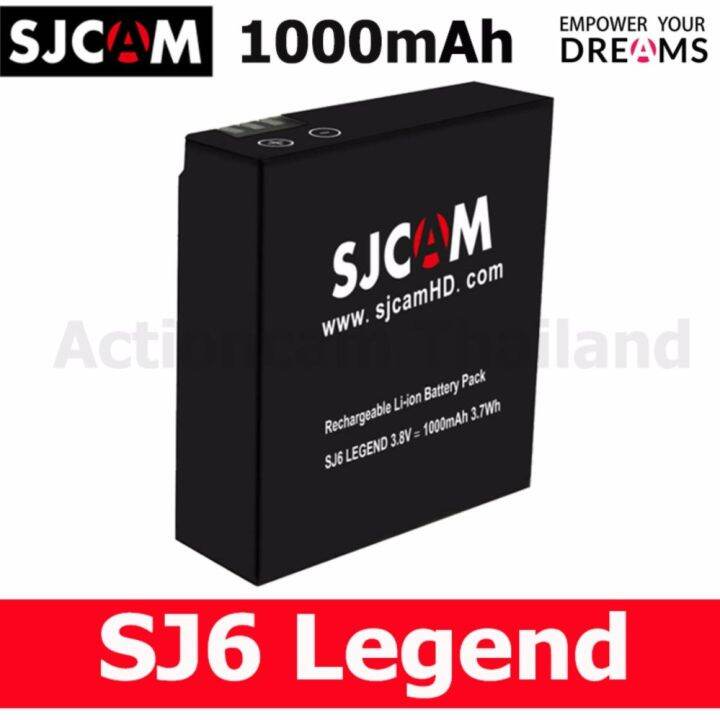 sjcam-sj6-legend-4k-16mp-เมนูไทย-black-battery-dualcharger-bag-l-remoteselfie-rmoteband-externalmic-black-รับประกัน-1ปี