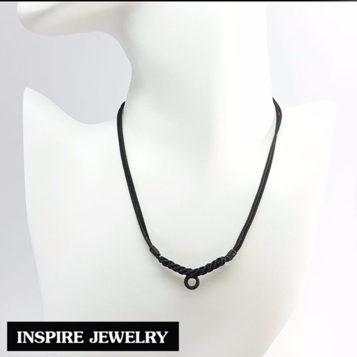 inspire-jewelry-สร้อยคอเชือกเทียนถัก-งานฝีมือ-thai-handmade-ปราณีต-ปรับขนาดได้