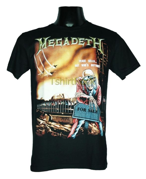 เสื้อวง-megadeth-เสื้อยืดวงดนตรีร็อค-เสื้อร็อค-เมกาเดธ-mdh655-สินค้าในประเทศ