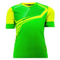 WARRIX SPORT เสื้อฟุตบอลพิมพ์ลาย WA-1513 (สีเขียว-เหลือง)