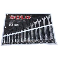 Solo ชุดประแจแหวนข้าง ประแจปากตาย อุปกรณ์งานช่าง SOLO รุ่น 9014-14PCS