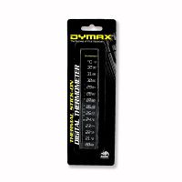 Dymax ปรอทวัดอุณหภูมิน้ำสำหรับตู้ปลาชนิดสติกเกอร์ Thermal Stick on Thermometer (สีดำ)