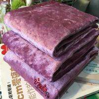 2y 04KK3106 ผ้ากำมะหยี่ หน้าเดียว เนื้อบาง เนื้อนุ่ม มันวาว เป็นประกาย สีม่วง ขนาด 180 cm x 150 cm  ผลิตจากใยสังเคราะห์ สำหรับงานตกแต่ง ตัดเย็บ ปูโต๊ะ บุกล่อง หรือ รองเครื่องประดับ VELVET FABRIC Diy Sewing