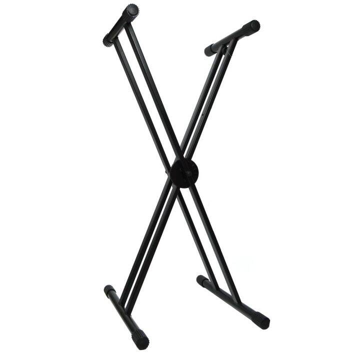 carlsbro-ขาตั้งคีย์บอร์ด-แบบตัว-x-ขาคู่-ใช้วัสดุอย่างดี-รุ่น-df007-double-brace-keyboard-stand