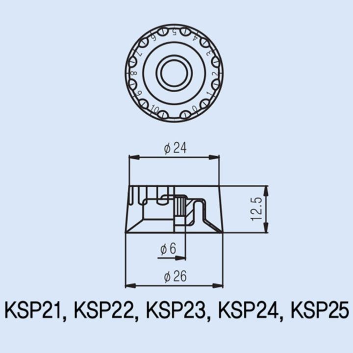 paramount-ksp25wh-ปุ่ม-tone-amp-volume-กีตาร์ไฟฟ้าทรง-les-paul-สีขาว-tone-amp-volume-knob-for-les-paul-guitars