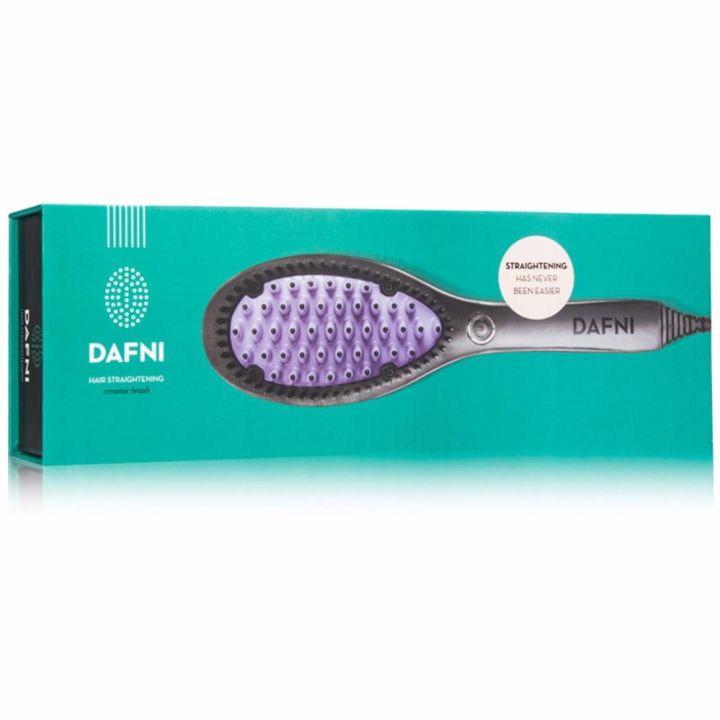 dafni-แปรงหวีไฟฟ้าผมตรง-ปล่อยประจุอิออน-รุ่น-ionic-ซีแปรงหวีทำจากวัสดุชั้นดี-thermo-rubber-สีดำ