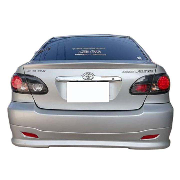 สปอยเลอร์-สปอยเลอร์หลังรถยนต์-altis-2001-2007-ทรงแนบ-พลาสติกงานไทยabs-งานดิบยังไม่ได้ทำสี