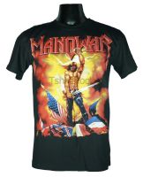 เสื้อวง MANOWAR เสื้อยืดวงดนตรีร็อค เมทัล เสื้อร็อค  MNW14 ส่งจากไทย